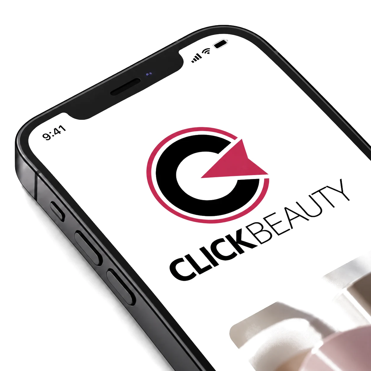 Área de clientes de Click Beauty en el móvil